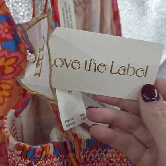 New Love The Label By Anthropologie Dress Halter Midi XS - Picture 4 of 9